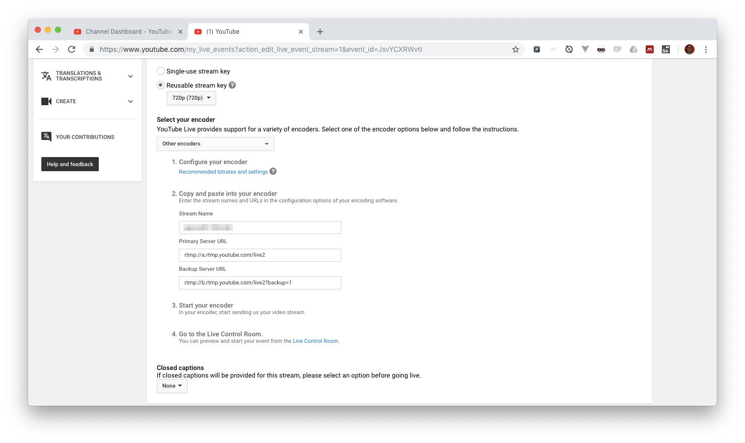 Setting Encoder