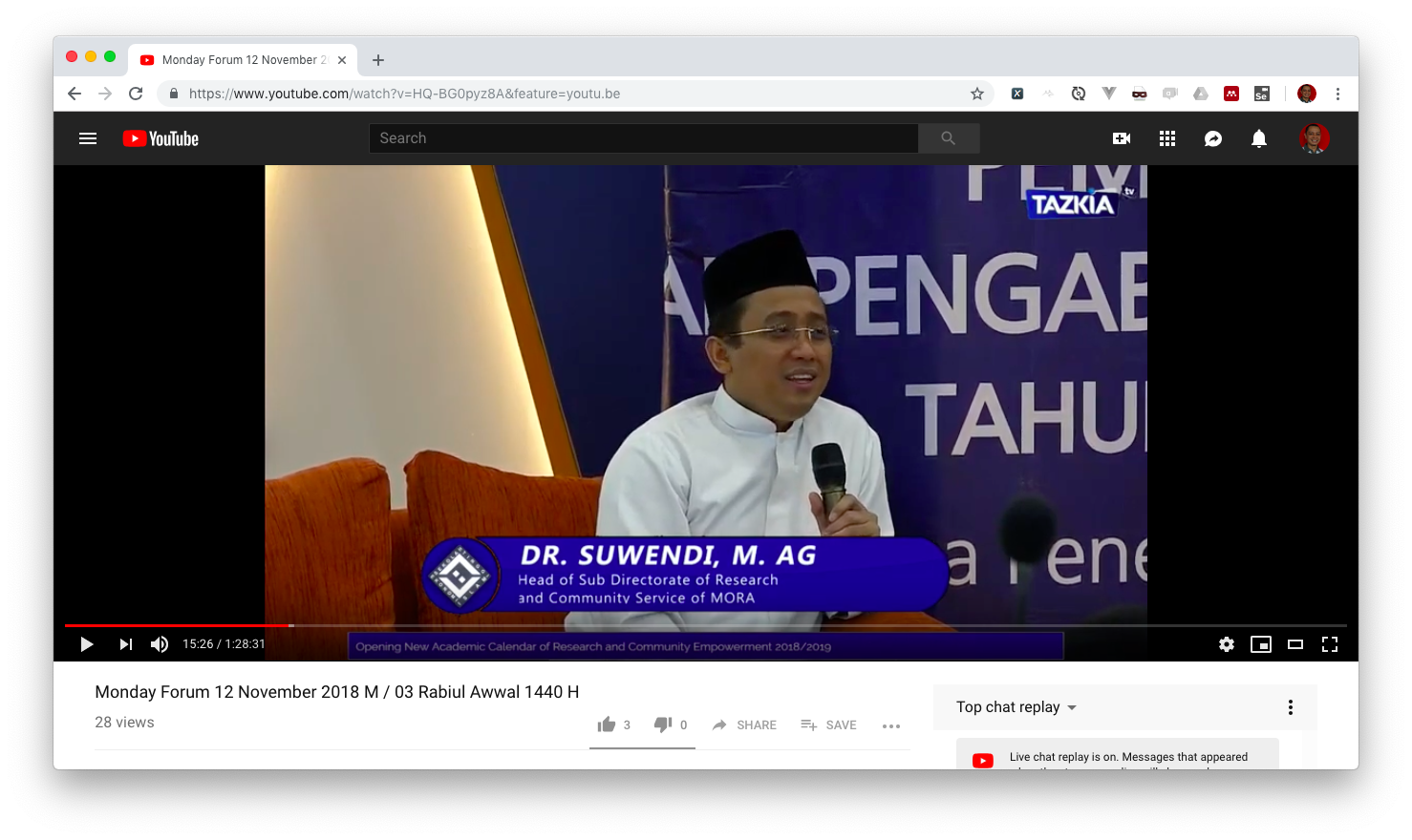 YouTube Hasil Streaming