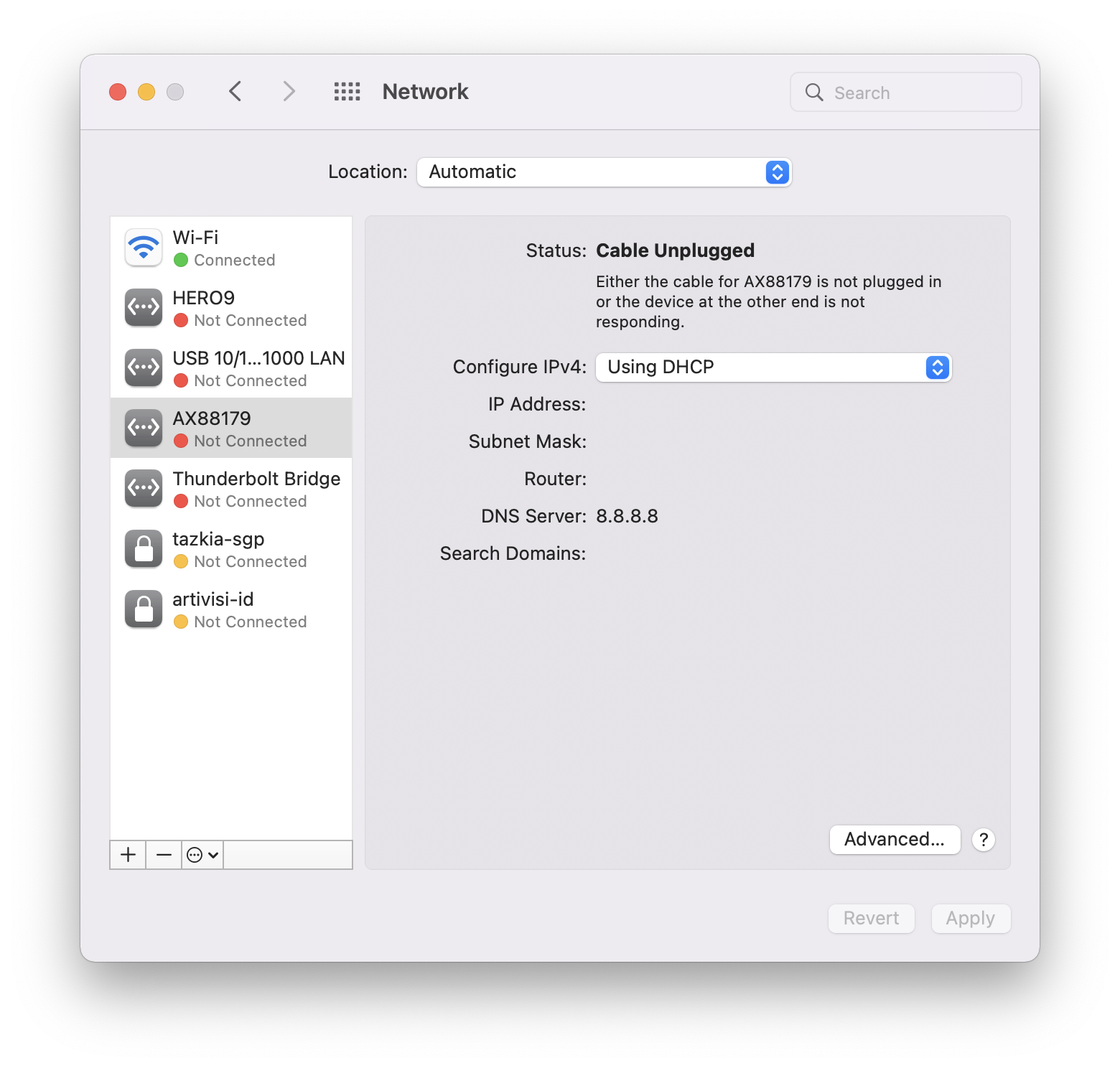 Setting IP Otomatis
