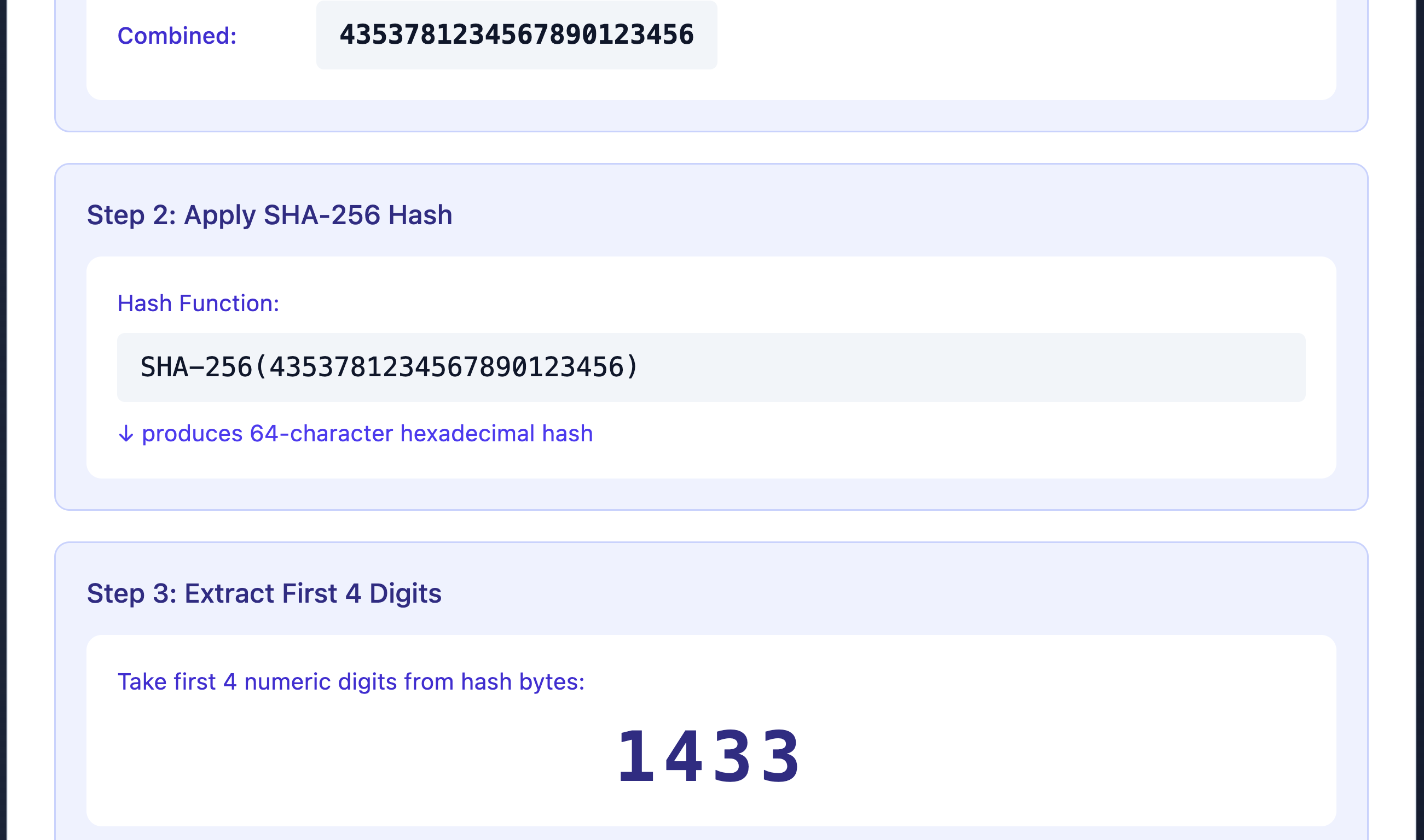 PVV Calculation - Steps 2-3